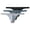 3pack, variant on Mens Bikini Underwear Low Rise Briefs Tag Free - 3 Pack