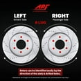 thumbnail image 4 of APF Front Brake Kit Rotors and Pads for Chevrolet Colorado 2004-2008, 4 of 9