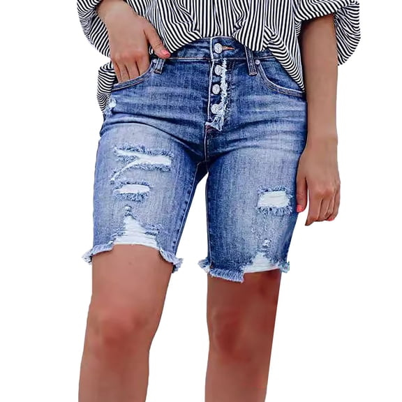 Seductiva Women's Casual Shorts Women's Denim Shorts Casual Fashion Shorts Hot Pants Jean Shorts for Women Womens Workout Shorts