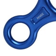thumbnail image 4 of heritaly Figure 8 Descender Rappelling Gear Belaying Rock Tree Climbing High Strength Blue Blue 7.4x14.4cm, 4 of 6