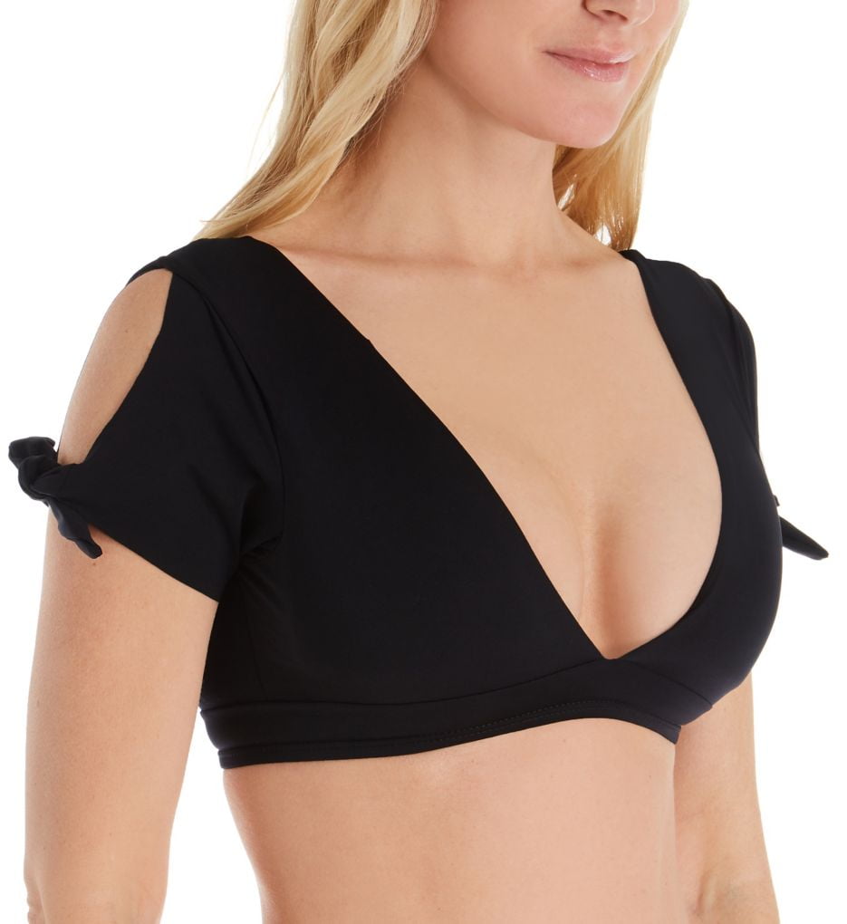 short sleeve swim top