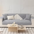 thumbnail image 4 of Washable Cotton Patchwork Slipcover Backside Anti Slip Particles Couch and L Shaped Sofa Towel Pure Color Breathable Seat Covers, 4 of 4