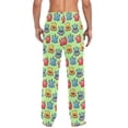 thumbnail image 4 of FORMRS Mens Pajama Pants with Pockets Soft Cotton Sleepwear Lounge Bottoms, Sizes S-2XL, Cute Monsters Pattern, 4 of 7