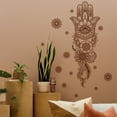 thumbnail image 4 of Mandala Palm Lotus Wall Sticker Boho Style Wall Decals For Living Room Bedroom Room Home Decor PVC Adhesive, 4 of 6