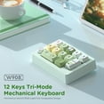 thumbnail image 4 of Teclado Mecánico Digital Intercambiable en Caliente de Modos Definición Macro Teclado Mecánico para Juegos RGB Perilla Hardware Verde, 4 of 5