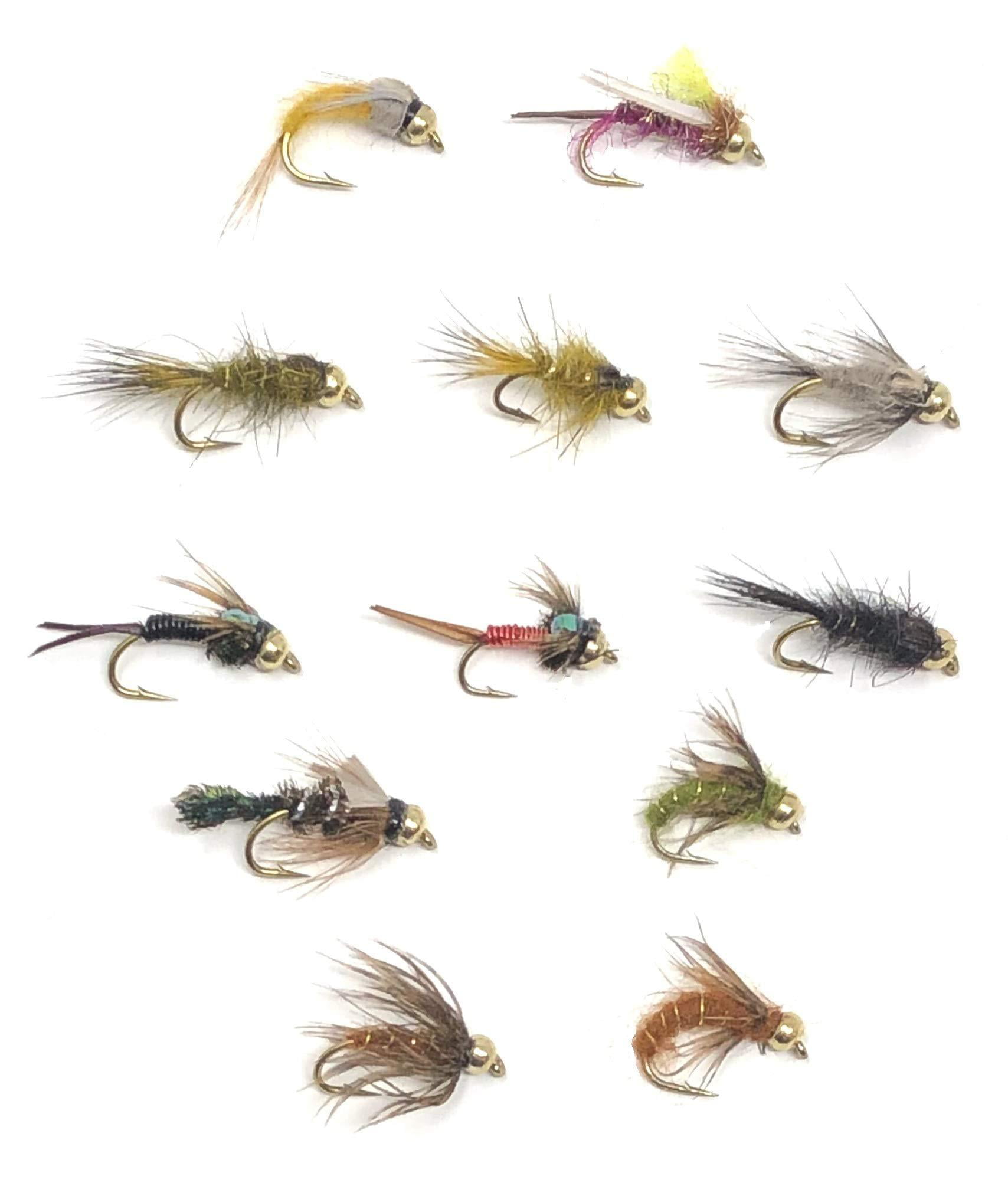 Quality Trout Fly Box  Assortment 72 Trout Flies w/box