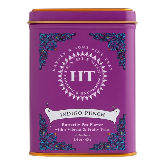 Harney & Sons Indigo Punch Tea Sachets 1.4 oz. Pack of 2