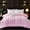 Pink#3, variant on Quilted All Season Large Bed Quilt | Lightweight Soft Polyester Comforter | Down Alternative White Pink Coffee Beige | Box Stitched | 59x79 in | 1 Piece | Machine Washable
