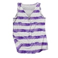 thumbnail image 5 of Gibobby Camiseta Top para mujer con cremallera Party Fashion Loose Top(Morado,CH), 5 of 5