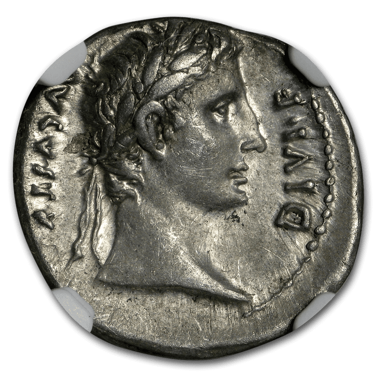 Roman Silver Denarius Emperor Augustus (27 BC-14 AD) Ch XF NGC - Walmart.com