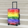 thumbnail image 6 of Naloa Colorful Tie Dye Elastic Suitcase Protector, Travel Suitcase Protector Cover Fits 18-32in Suitcase(No luggage included)-X-Large, 6 of 7
