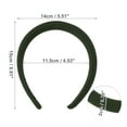 thumbnail image 3 of Unique Bargains 1 Pc Classic Elegant Knitted Twill Headband for Women for Girls 5.91"x5.51" Green, 3 of 4
