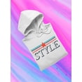thumbnail image 3 of Style Star Banner Hoodie Women -Image by Shutterstock, Female Large, 3 of 4