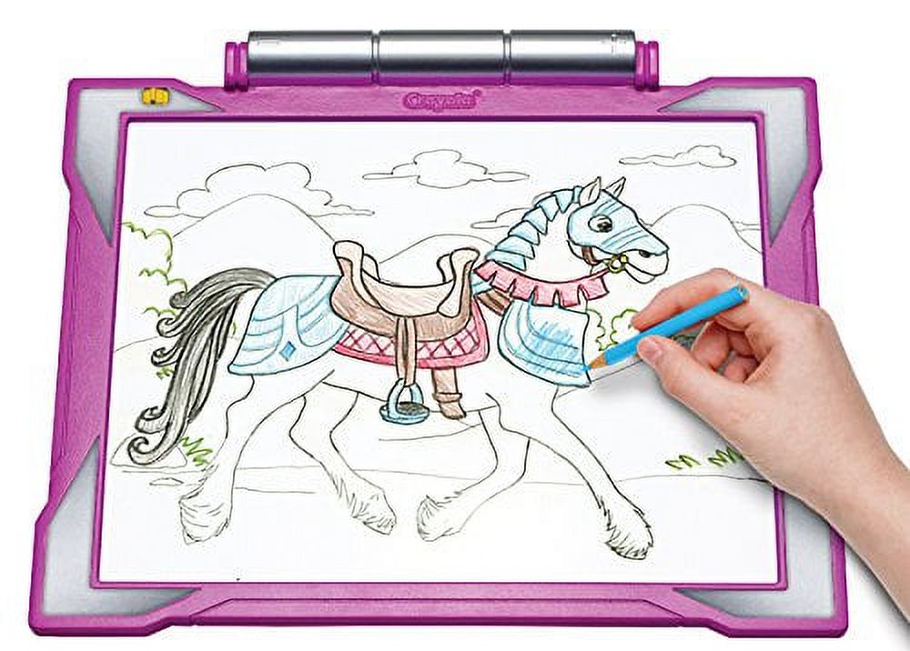 Crayola Light Up Tracing Pad, Pink, Toys, Gifts for Girls & Boys, Child - image 2 of 8