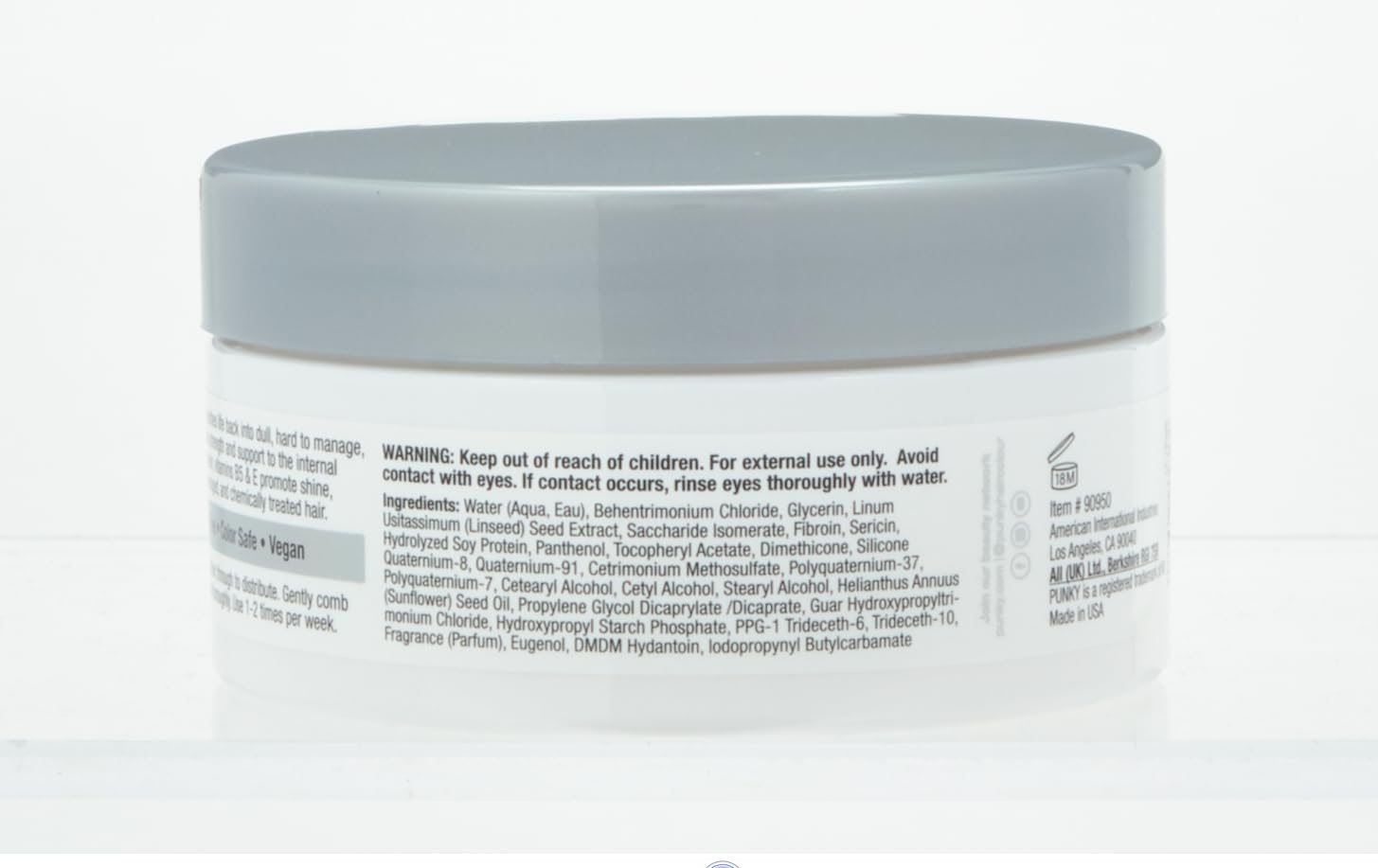 Punky Hair Treatment Mask, Hair Mask for Dry Damaged Hair with Intrabond Repairing Complex, 6 oz