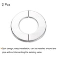 thumbnail image 3 of Wall Split Flange, 304 Stainless Steel Round Escutcheon Plate for 32mm Diameter Pipe, 2 Pack, 3 of 5