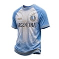 thumbnail image 3 of Men's Soccer Fan Mesh Short Sleeve T Shirt, Breathable Loose Graphic Tee Top for Game Day Casual Sport Wear,White-e,S, 3 of 3