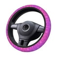 thumbnail image 4 of Fotbe Pink Purple Glitter Steering Wheel Cover Universal 15 in Car Accessories for Men Women,Steering Wheel Protector Comfortable Protective Case for SUV Sedan Decor, 4 of 8