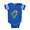 Royal Blue, variant on CafePress - FIN V For Vulture - Cute Infant Baby Football Bodysuit