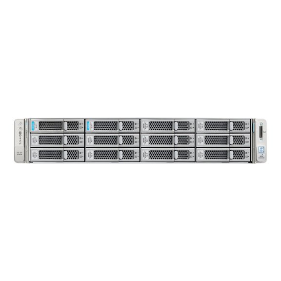 Cisco Barebone System, 2U Rack-mountable, Intel C620 Chipset, 2 x Processor Support