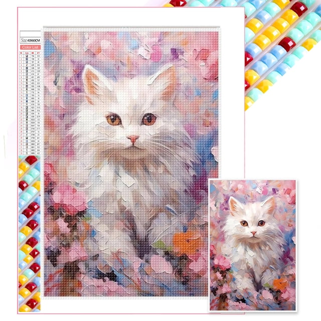 Kit Con Cuentas Cuadradas 5D DIY Pared para El Arte 45x65cm