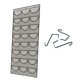 thumbnail image 3 of (PVC Pedido Mínimo 50) para Béisbol Sencilla para Guardar Sombreros 24 Rejillas para en La Puerta, 3 of 9