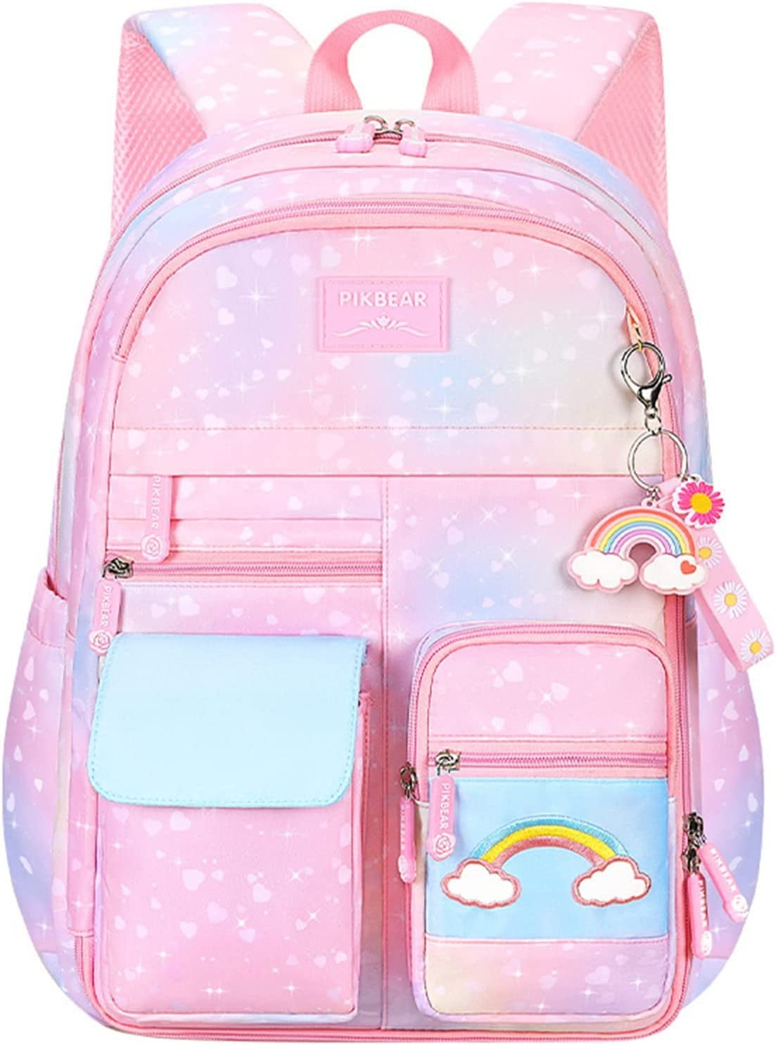 Neon Tiger School Backpack Insulated Lunchbox Shoulder Bag Pen DIY Combo Bag Lot 