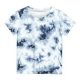 thumbnail image 3 of Kids Tie Dye T-Shirt, Children Tie Dye Short Sleeve Tee Shirt Summer Tops for Girls 3-14 Years, 3 of 3