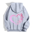 thumbnail image 4 of Bibifish Womens Sweatshirts Striped Crewneck Sweatshirts Loose Long Sleeve Pullover Tops Casual Daily Workout Outfit, 4 of 6