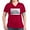 Garnet, variant on CafePress - Chicago Flag T Shirt - Women's V-Neck Dark T-Shirt