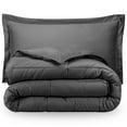 thumbnail image 1 of Charcoal Twin Extra Long Down Alternative Comforter Set by Ivy Union, 1 of 4