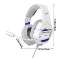 thumbnail image 3 of Upgrade USB Type C Wired Headphones, Over-Ear Headphones with Microphone and Volume Control Foldable Corded Stereo Headset for Adults/Teens/Toddler/Tablets/Travel, White, 3 of 6