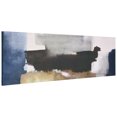 thumbnail image 5 of "Silver Elegance II", Abstract Artwork Rendered on Silver Shagreen Wrapped Canvas Wall Art, sized 72"x22", 5 of 12