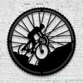 thumbnail image 4 of Craftnamesign Mountain Bike Metal Wall Art, MTB Sign, Home Decor Biker Kids Nursery Decoration, 4 of 5