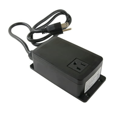 Kingston Brass PMD401 Trimscape Single Outlet Disposal Power Module, Black