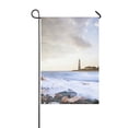 thumbnail image 1 of ABPHQTO Faro de Portland Bill en Rocky Shore Yard Garden Bandera 70x100 cm, 1 of 1