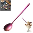 thumbnail image 6 of Long handled dessert spoon for soup household use stainless, 6 of 9
