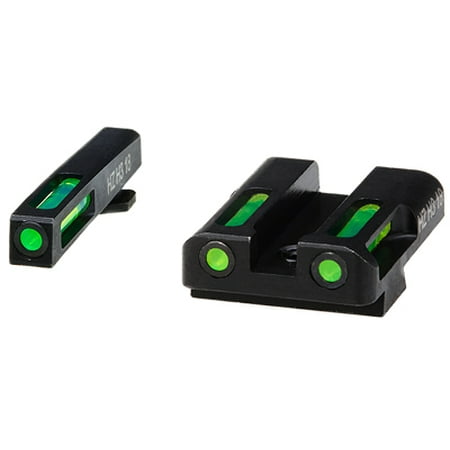 Hiviz GLN325 LiteWave H3 Fits Glock 9/40/357 (Not 42/43) Tritium/Fiber Optic Green Tritium/Fiber Optic Green