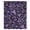 Purple, variant on Boho Blue Floral Semi Sheer Curtains Drapes for Living Room,Bedroom,French Doors Window 45 Inches Long,Farmhouse Botanical Vintage Paisley Flower Rod Pocket Chiffon Curtain Voile Drapery Panel