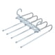 thumbnail image 4 of Perchas para pantalones que ahorran espacio, organizador multifuncional para pantalones, marco resistente antideslizante gris blanco, 4 of 9