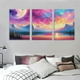 thumbnail image 3 of Nawypu Lavender Garden And Purple Sunset Printed Canvas Wall Art, Gifts & Keepsakes, Ready to Hang, 3 of 4