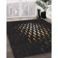 thumbnail image 2 of Ahgly Company Indoor Rectangle Patterned Black Novelty Area Rugs, Swatch Sample, 2 of 6