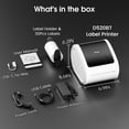 thumbnail image 2 of Omezizy Bluetooth Shipping Label Printer 4x6 - D520BT Bluetooth Thermal Label Printer for Small Business， Shipping Packages, Compatible with U, 2 of 9