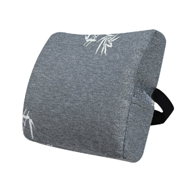 Lumbar Support Pillow For Office Chair With Memory Foam Core And Breathable Mesh Cover 32 cm x 34 cm x 12 cm