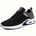 thumbnail image 6 of Men's Stability Road Running Shoes, Lace-Up Low Top Sneakers with Geometric Pattern, Sport Outdoor Footwear with Fabric Upper/Insole, Rubber Sole for All Seasons, 6 of 7