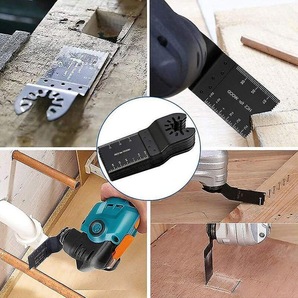 Juego De 30 Hojas Para Multiherramienta Oscilante – Corte Madera Y Metal, Ajuste Dewalt/Milwaukee