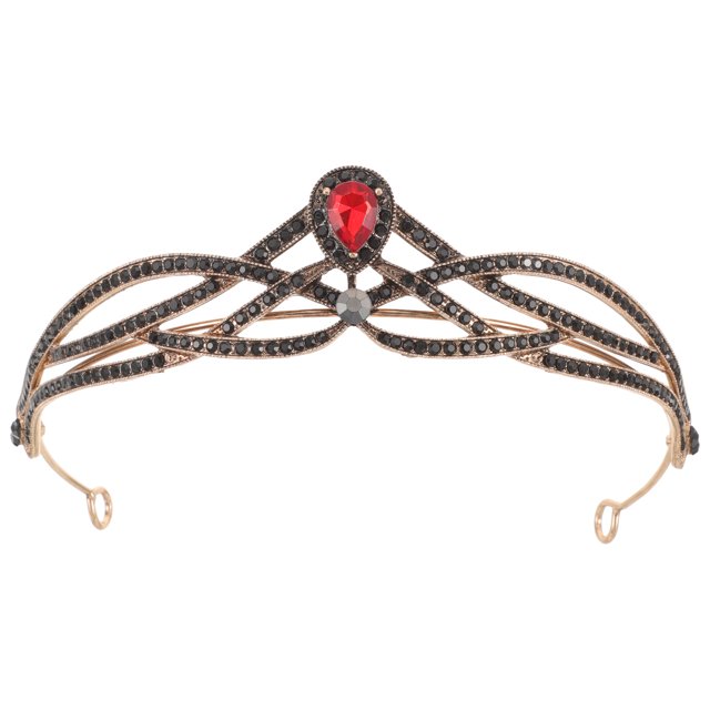 ColoMX 1 tocado de corona de novia elegante, tocado de corona para niña, decoración de Tiara de novia