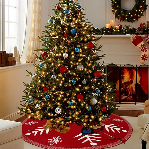 White Christmas Tree Skirt 48 Inch Sequin Velvet Tree Skirt Mini Xmas Tree Skirts Halloween Tree Decorations Glitter Christmas Tree Cover Skirt Fall Tree Mat for Holiday Fall Christmas Tree Ornaments