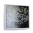 thumbnail image 2 of Designart "White Willow Leaves" Leaves Floater Framed Canvas Prints, 2 of 5