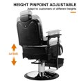 thumbnail image 6 of Artist Hand Heavy Duty Black Recliner Barber Chair Salon Beauty Styling, 6 of 9